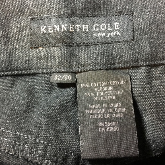 Kenneth Cole New York Men’s Wool-Look Pants 32” - Picture 5 of 7